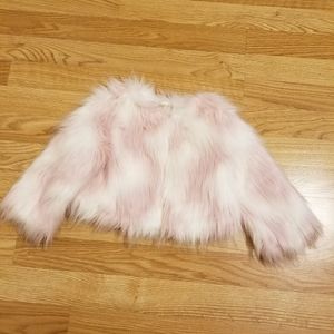 Faux fur coat